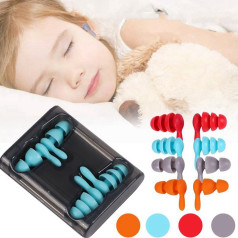 Bộ nút bịt tai chống ồn, chống nước tái sử dụng nhiều lần