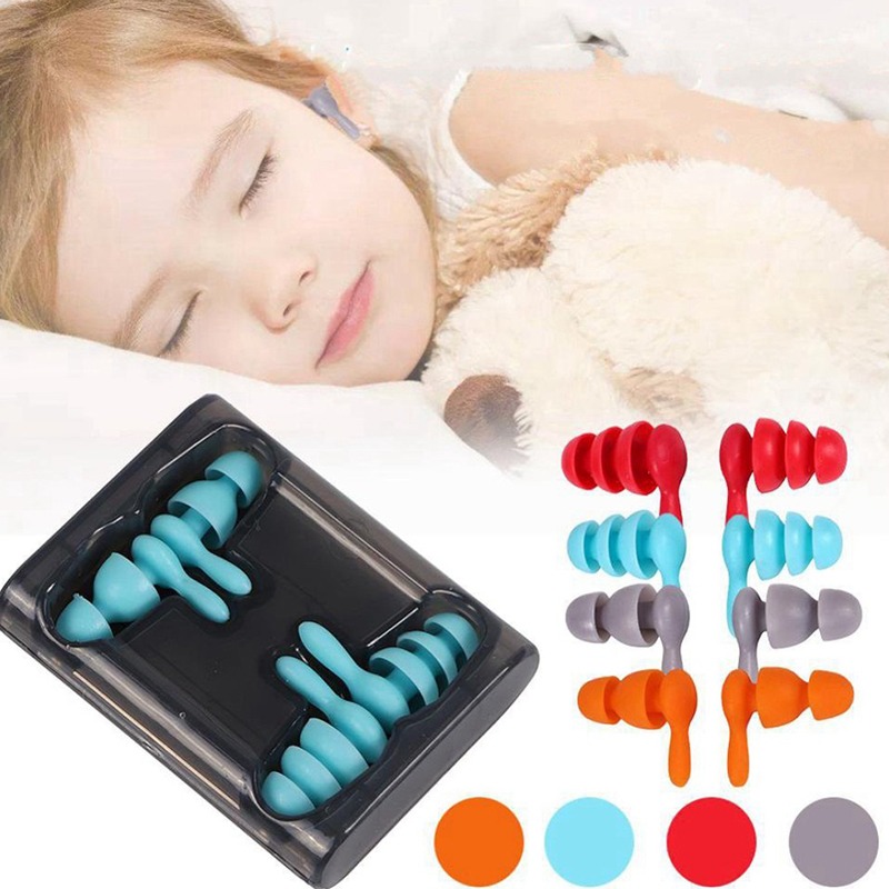 Bộ nút bịt tai chống ồn, chống nước tái sử dụng nhiều lần