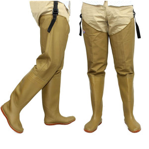 Quần ủng lội nước chống thấm, cao su PVC dày dặn 