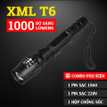 Đèn pin cầm tay siêu sáng XML-T6 hợp kim nhôm cao cấp