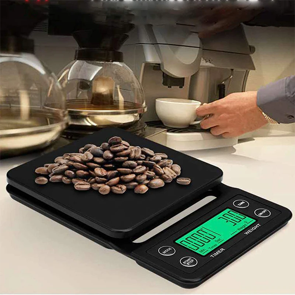 Cân tiểu ly điện tử pha chế cà phê 0.1g – 5kg độ chính xác cao