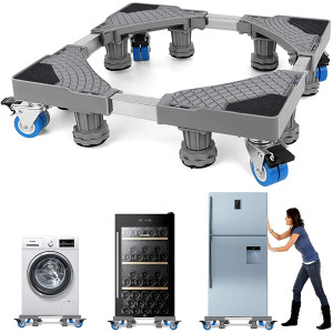 Chân kê máy giặt, tủ lạnh chống rung có 4 bánh xe loại tốt, chắc chắn