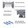 Chân kê máy giặt, tủ lạnh chống rung có 4 bánh xe loại tốt, chắc chắn