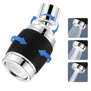 Đầu chuyển vòi rửa bát tăng áp 3 chế độ nước, đầu xoay linh hoạt