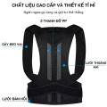 Đai chống gù lưng hỗ trợ cố định vai và cột sống dùng cho nam, nữ, Size M