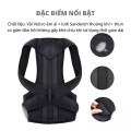 Đai chống gù lưng hỗ trợ cố định vai và cột sống dùng cho nam, nữ, Size M