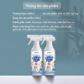 Combo 2 bình xịt ve rệp làm sạch bề mặt đồ vải 500ml