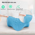 Gối massage cổ vai gáy cao su non đàn hồi tốt hỗ trợ thư giãn cột sống cổ