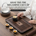 Khay ấm chén bằng tre hun khói chống ẩm cao cấp