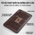 Khay ấm chén bằng tre hun khói chống ẩm cao cấp