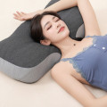 Gối công thái học cao su non nâng đỡ cổ vai gáy hỗ trợ ngủ êm ái Ema