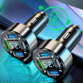 Tẩu sạc nhanh ô tô 66W 4 cổng đa năng tương thích nhiều dòng xe