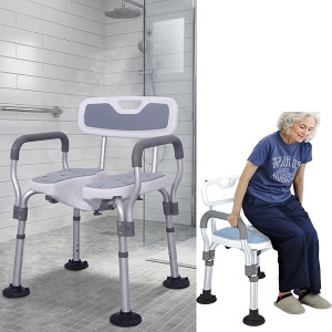 Ghế tắm cho người già, bà bầu chịu tải lớn, gấp gọn tiện lợi