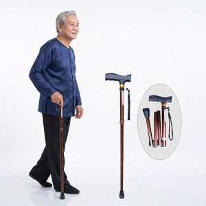 Gậy chống cho người già Lucass Y27 gấp gọn, chắc chắn, chống trượt