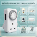 Ổ cắm MT01A-VN tự tắt bật cơ học hẹn giờ thông minh
