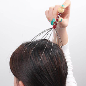 Cây massage đầu cầm tay giúp thư giãn thoải mái, tiện lợi