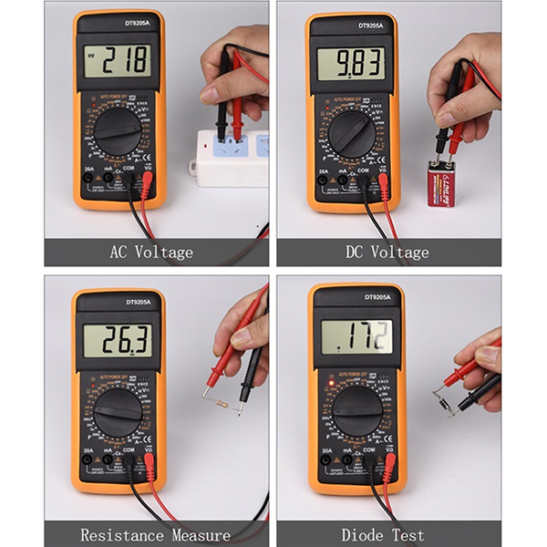 Đồng hồ đo điện đa năng hiển thị kỹ thuật số 