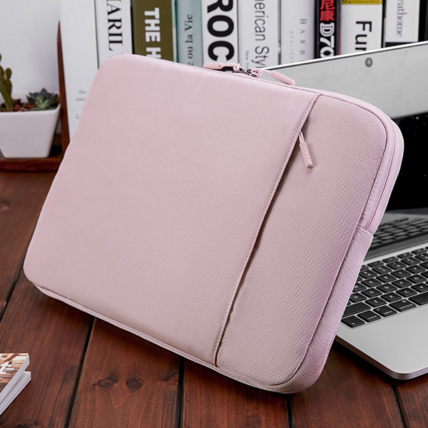 Túi đựng Laptop, Macbook, Ultrabook chống sốc siêu bền, Màu hồng - Size 14 inch