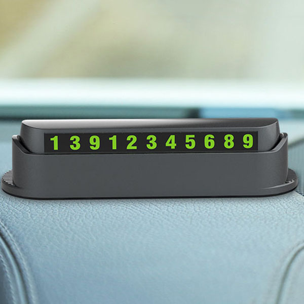 Bảng số điện thoại cho ô tô dạng nút ấn tắt mở tiện dụng