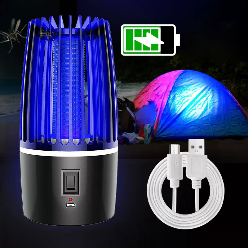 Đèn bắt muỗi kiêm đèn ngủ sạc pin thông minh