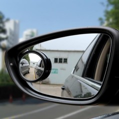 Bộ 2 gương cầu lồi chiếu hậu xóa điểm mù xe hơi 360 độ