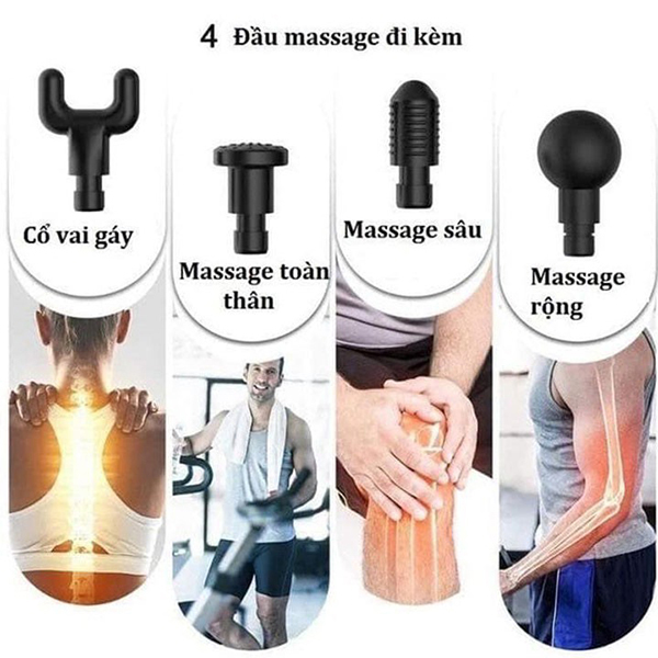 Máy massage toàn thân 4 đầu massage cao cấp , Loại thường