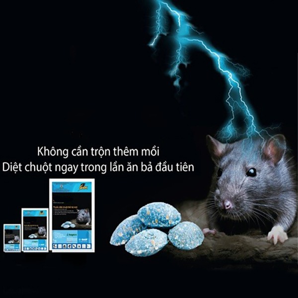 Túi 20 viên diệt chuột sinh học thế hệ mới hiệu quả cao