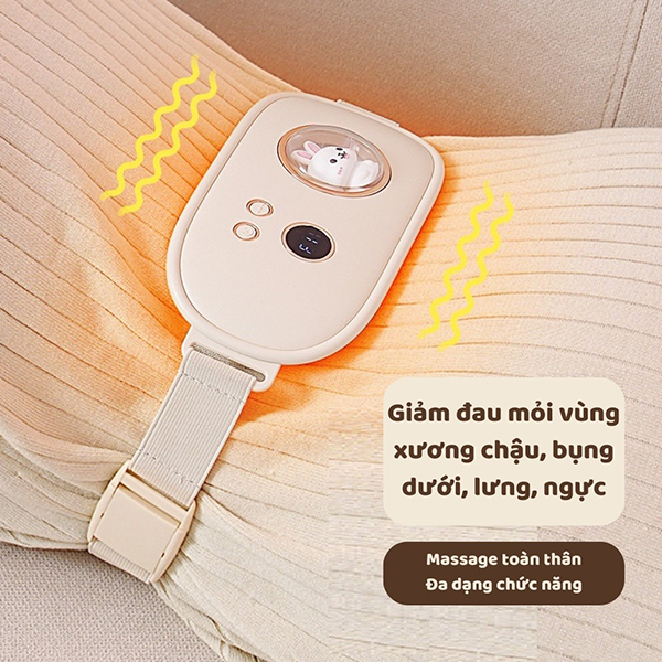 Đai massage chườm bụng và làm ấm bụng cho phụ nữ đến kì