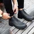 Giày nam cổ cao Chelsea Boot chất liệu da cao cấp hợp thời trang, Size 38