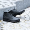 Giày nam cổ cao Chelsea Boot chất liệu da cao cấp hợp thời trang, Size 38